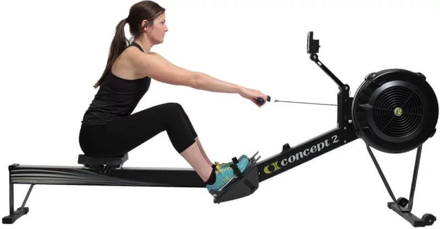 Concept2 RowErg (Fekete), 14”, Evezős ergométer, PM5 Kijelzővel