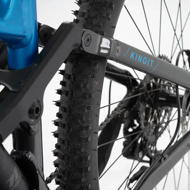 Teljes felfüggesztésű elektromos hegyi kerékpár Levit Kingit BF Overstep 630 29" - 2024 - Kék fekete gyöngy