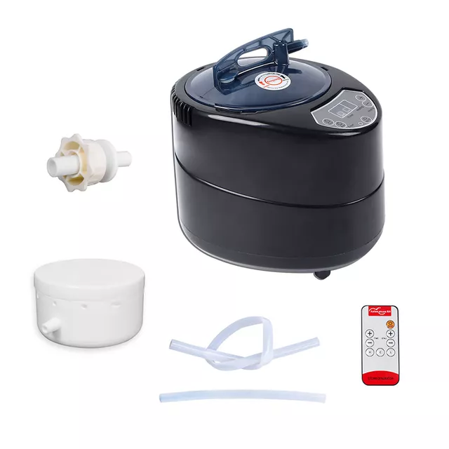 Hordozható gőzszauna inSPORTline Klementina II, zseb, tépőzáras ablak, összecsukható szék, tartály, könnyen összecsukható