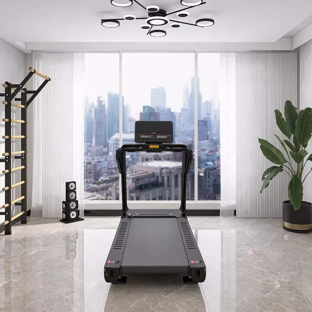 Futópad inSPORTline Gardian G10, 6 lóerő, max.180kg, futófelület 160x58cm, 30 program, HRC, Silent Block, Kinomap, edzőtermi, súly 185kg