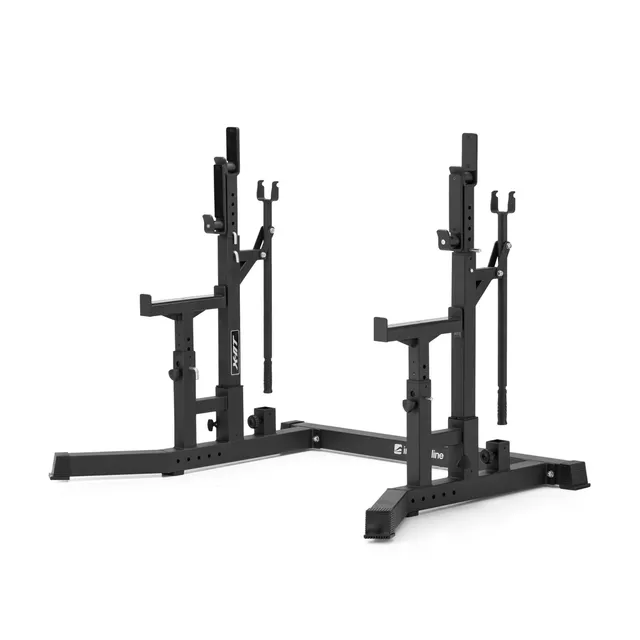 Erősítő bench press állvány inSPORTline X-NT CR20 IPF Combo Rack, biztonsági karok, tartós acélszerkezet, gumírozott lábak, praktikus emelők