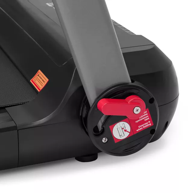 Összecsukható futópad inSPORTline ZenRun Fold 20, 1.5LE, max.110kg, futófelület 130x44.5cm, mellkasi öv, 40 program, otthoni