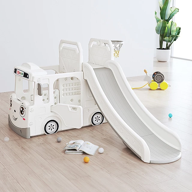 Gyerek csúszda inSPORTline Karosino - fehér - fehér