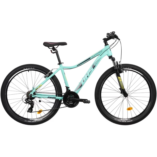 Női mountain bike kerékpár DHS Terrana 2722 27,5" - Türkiz - Türkiz