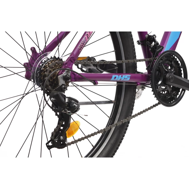 Női mountain bike kerékpár DHS Terrana 2722 27,5" - Türkiz