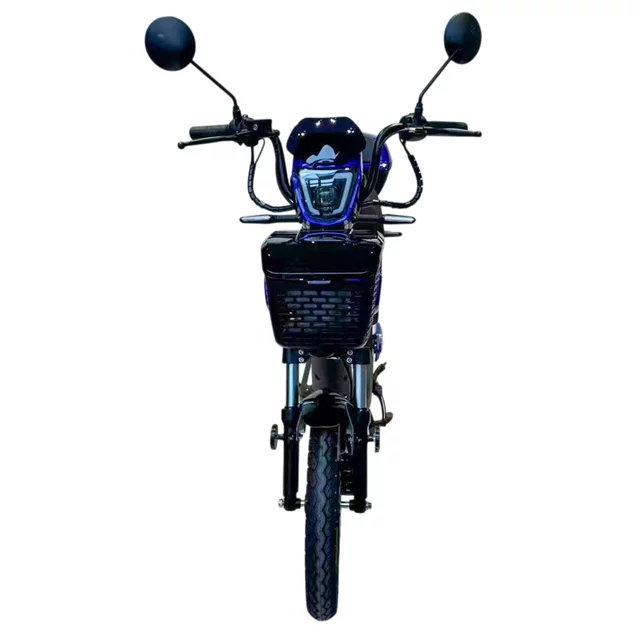 Elektromos robogó W-TEC E-Greta II 12Ah 18",  LED-es világítás, távirányító beépített riasztóval, áttekinthető digitális kijelző, 50 km hatótávolság - fekete