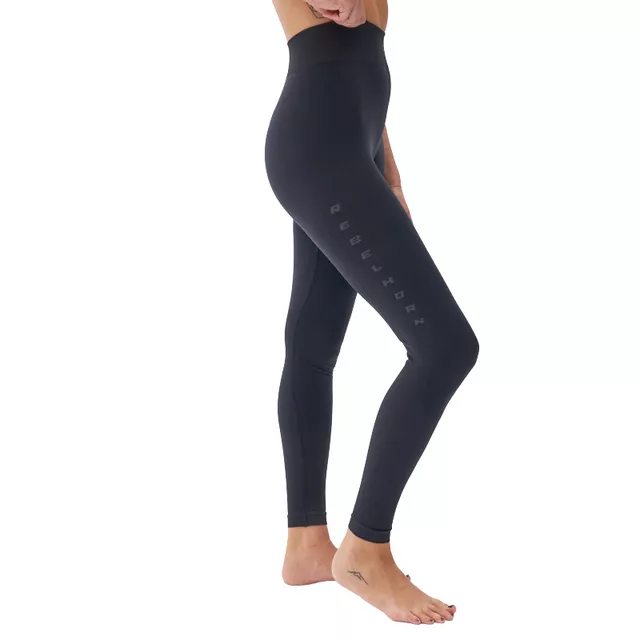 Női motoros thermonadrág Rebelhorn Freeze II Lady Pants, varrásmentes technológia, légáteresztő anyag, kompressziós zónák - fekete