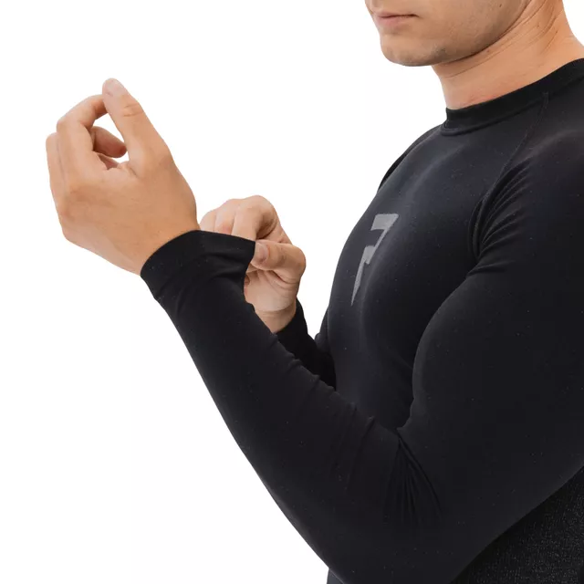 Férfi motoros thermo felső Rebelhorn Freeze II Jersey, kompressziós zónák, légáteresztő anyag, varrásmentes technológia