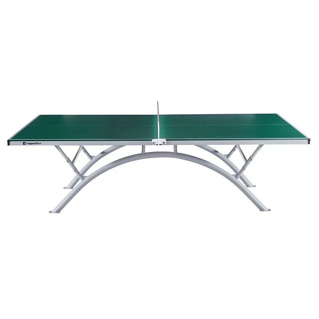 Kültéri pingpong asztal inSPORTline OUTDOOR 100, ITTF hivatalos méret, fémhálóval, SMC kompozit deszka, stabil, 86kg, nem összecsukható, masszív