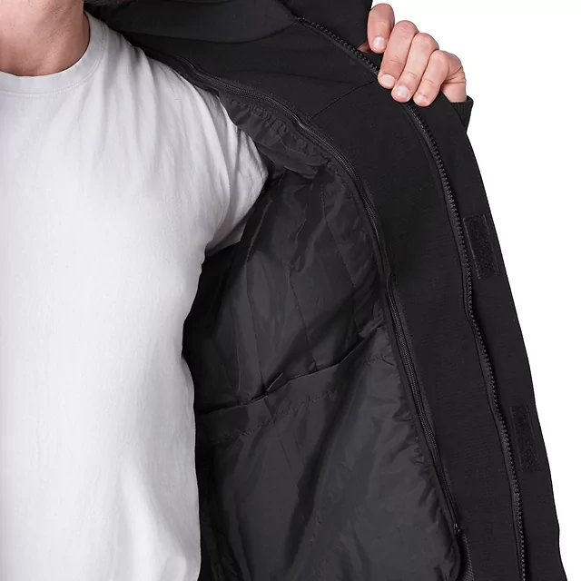 Motoros kabát W-TEC Nykolas, levehető rugalmas CE protektorok, Ripstop külső szövet 600D poliészterrel, hőszigetelő bélés - fekete