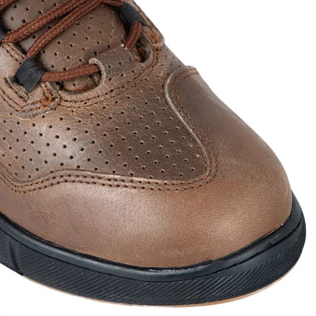 Motoros csizma W-TEC Colton, kivágás a maximális mobilitás érdekében, kis szellőzőnyílás, bokavédelem, megerősített orr- és sarokrész, dupla varrás