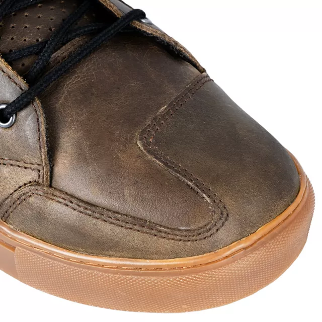 Motoros csizma W-TEC Fred, megerősített orr-rész, hurokkal ellátott pánt, dupla varrás csúszásmentes talp