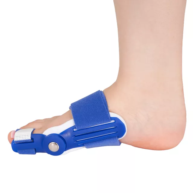 Bütyök rögzítő inSPORTline Bunido, légáteresztő anyag, masszív kialakítás, MDR (Medical Device Regulation) tanúsítvány