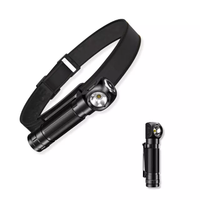 Multifunkciós fejlámpa inSPORTline Lumulti, mágneses, klipsz, rugalmas pánt, 1000 lumen, USB-C