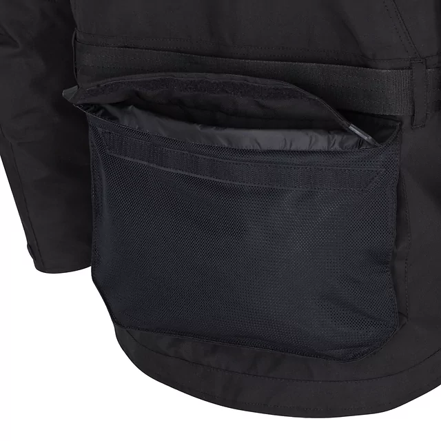 Motoros kabát  W-TEC Warao, AirVent System, belső klímamembrán, bordázott panelek a kar- és vállhajlatoknál, neoprén gallér szegély - fekete-fluo