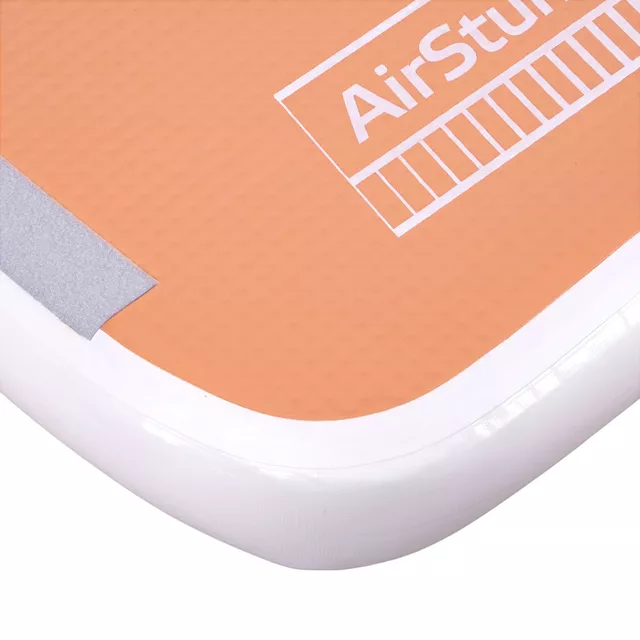 Airtrack tornaszőnyeg inSPORTline Airstunt 500x100x10 cm mocha mousse, PVC, Drop Stitch technológia, megerősített varrás, javítókészlet, hordozótáska