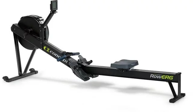 Concept2 RowErg (Fekete), 14”, Evezős ergométer, PM5 Kijelzővel