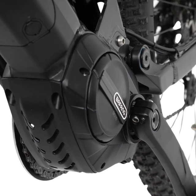 Teljes felfüggesztésű elektromos hegyi kerékpár Levit Kingit BF Overstep 630 29" - 2024 - Kék fekete gyöngy