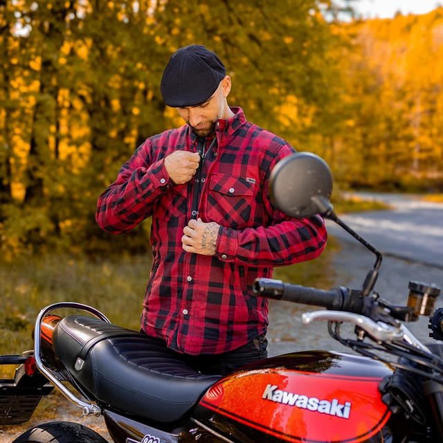 Motoros ing BOS Lumberjack - Sötét Terepszínű