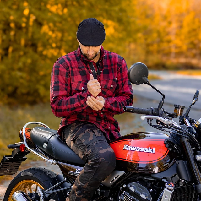 Motoros ing BOS Lumberjack - Sötét Terepszínű