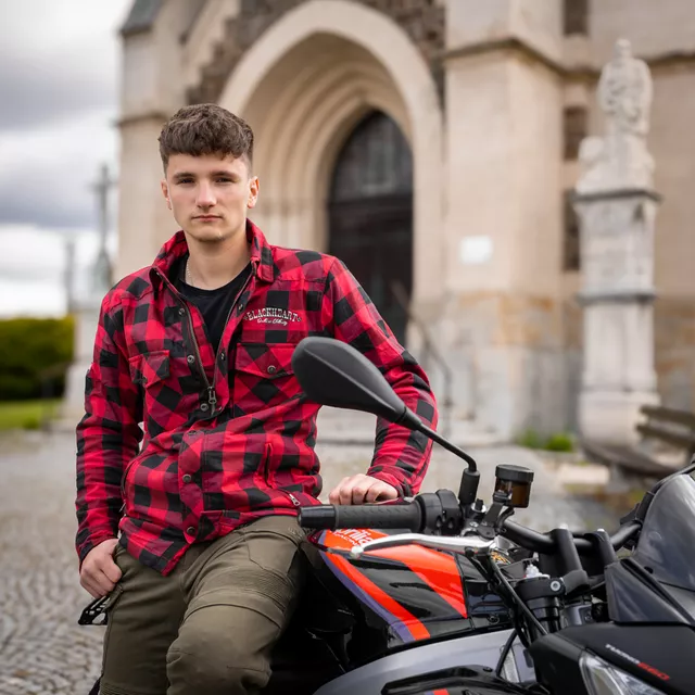 Flanell ing W-TEC Black Heart Reginald aramiddal