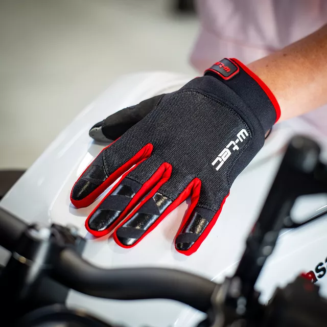 Gyerek motocross kesztyű W-TEC Matosinos Kids - fekete