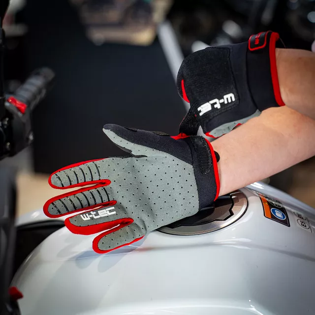 Gyerek motocross kesztyű W-TEC Matosinos Kids - fekete