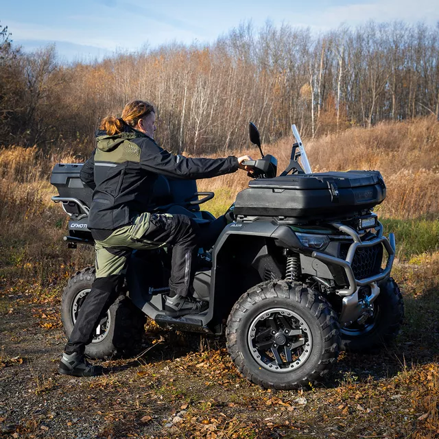 Férfi softshell motoros kabát W-TEC Annorack, AirVent szellőzés, visionight fényvisszaverő elemek, kivehető CE-védők - fekete