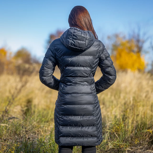 Fűthető női kabát inSPORTline WARMatera - fekete