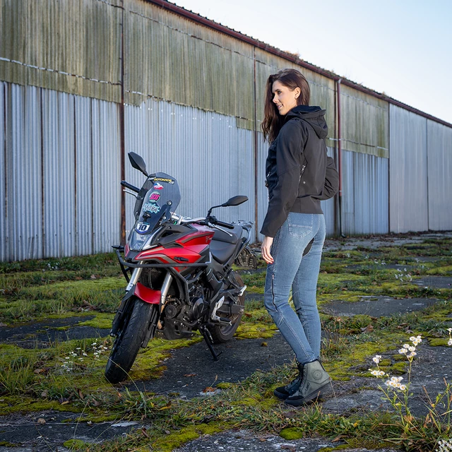 Női motoros farmer W-TEC Dynetis Lady - kék