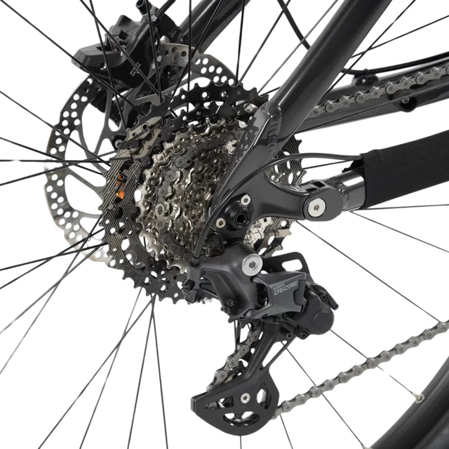 Teljes felfüggesztésű elektromos hegyi kerékpár Levit Kingit BF Overstep 630 29" - 2024 - Kék fekete gyöngy