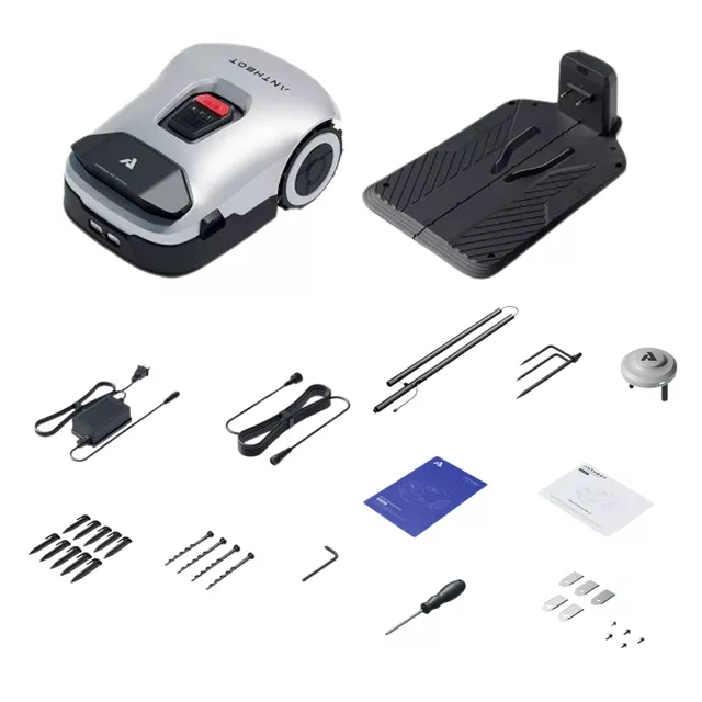 Vezeték nélküli robotfűnyíró Anthbot Genie 1000 (2000m²), 12,3 kg, vezérlés intelligens alkalmazáson keresztül, automatikus esőérzékelés