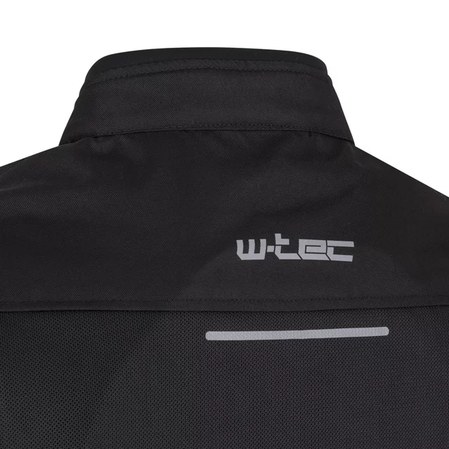 Férfi motoros kabát W-TEC Mirelio, kivehető rugalmas CE-védők, AirVent rendszer, tartós Maxdura® anyag, légáteresztő hálós bélés - fekete-fluo