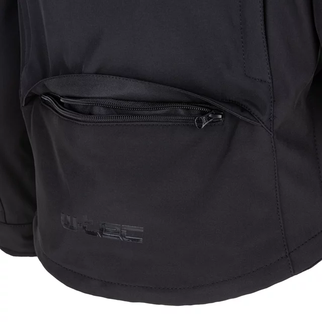 Női softshell motoros kabát W-TEC Annorack Lady, AirVent rendszer, Visionight fényvisszaverő elemek, szélálló softshell anyag, Air Mesh hálós bélés - fekete-rózsaszín
