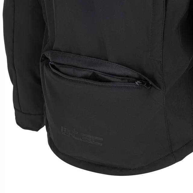 Női softshell motoros kabát W-TEC Annorack Lady, AirVent rendszer, Visionight fényvisszaverő elemek, szélálló softshell anyag, Air Mesh hálós bélés - fekete-rózsaszín