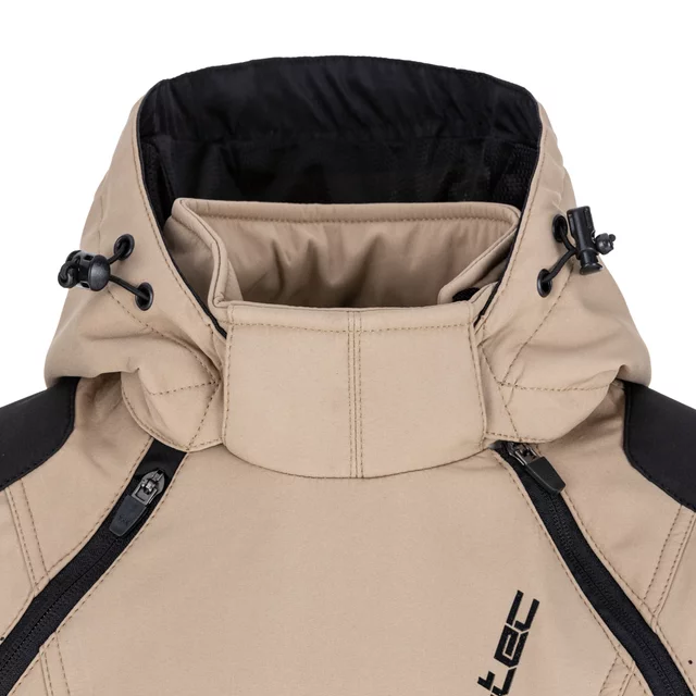 Női softshell motoros kabát W-TEC Annorack Lady, AirVent rendszer, Visionight fényvisszaverő elemek, szélálló softshell anyag, Air Mesh hálós bélés - fekete-rózsaszín