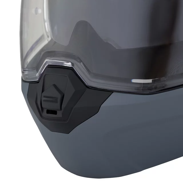 Felhajtható motoros bukósisak W-TEC Sabron P/J, Pinlock® 70 előkészítés, zárható szellőzőrendszer, fém reteszelő mechanizmus - Fekete Matt