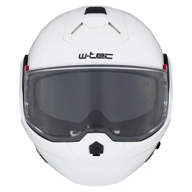 Felhajtható motoros bukósisak W-TEC Sabron P/J, Pinlock® 70 előkészítés, zárható szellőzőrendszer, fém reteszelő mechanizmus - Fekete Matt