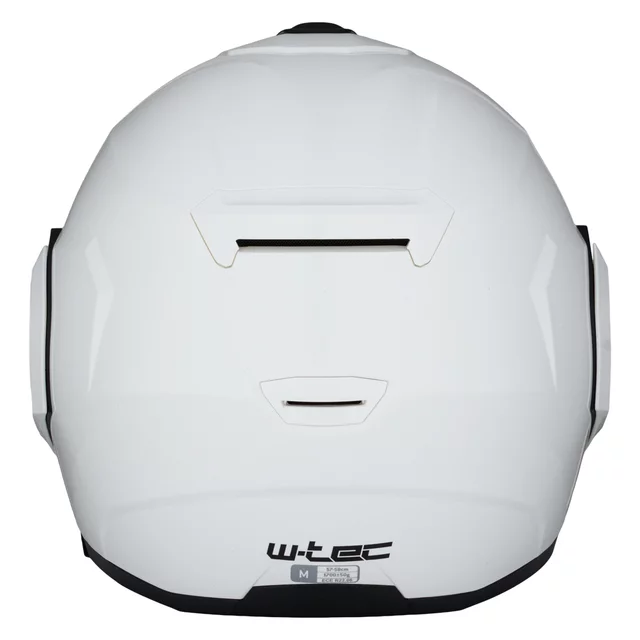 Felhajtható motoros bukósisak W-TEC Sabron P/J, Pinlock® 70 előkészítés, zárható szellőzőrendszer, fém reteszelő mechanizmus - Fekete Matt