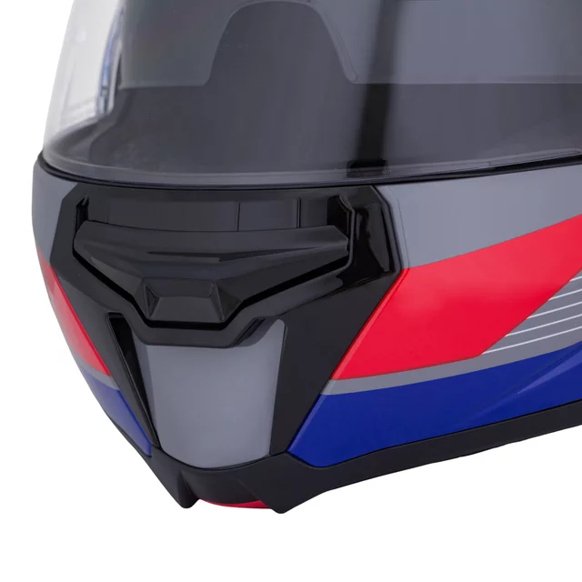 Felhajtható motoros bukósisak W-TEC Zoroz P/J, zárható szellőzőrendszer, fém reteszelő mechanizmus, Pinlock® 70 előkészítés - Matt Fekete -Fluoreszkáló Rózsaszín