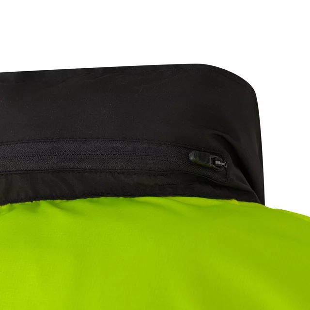 Motoros esőkabát W-TEC Rinstop, állítható ujjak, összehajtható, kopásálló, húzózsinór, Visionight fényvisszaverő elemek - fekete-fluo