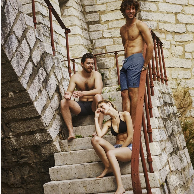 Férfi rövidnadrág Jobe Boardshorts 7020 - fekete