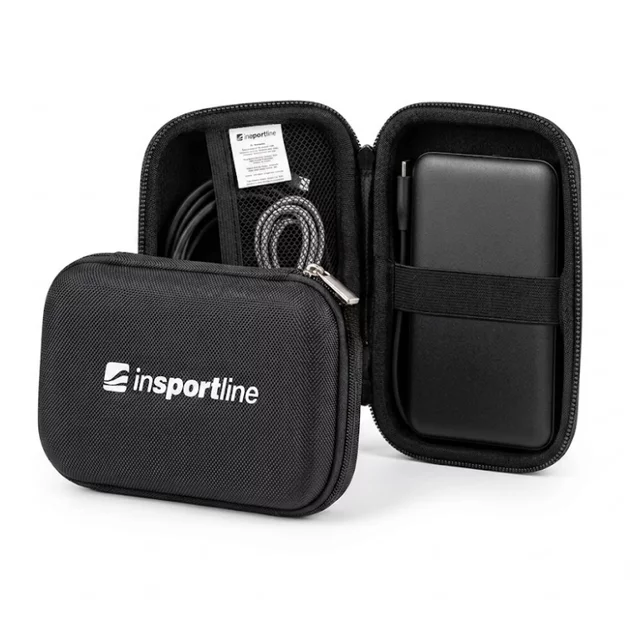 Védőtok Power Bankhez inSPORTline Casipa 18,5x11x6 cm, magas hőállóság, lassítja az égést, strapabíró és kiváló minőségű cipzár, kompakt méretek