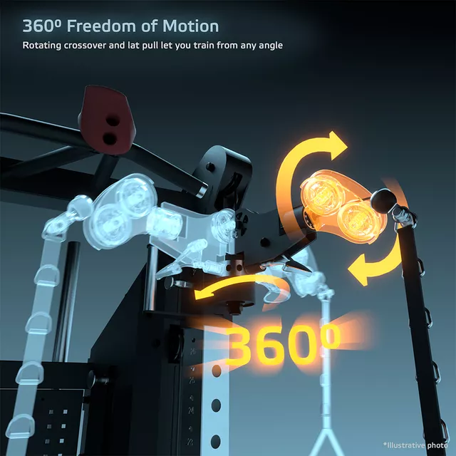 Erőkeret inSPORTline Cable Column CC550, dupla csiga, 2x90kg lapsúly, profi edzésélmény, multigrip, tucatnyi gyakorlat, 365kg