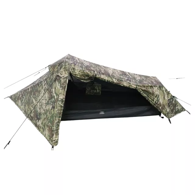 Sátor Highlander Blackthorn 1 Gen 2, álcázómintás 265x170x72 cm, aerodinamikus kialakítás, vízálló anyag, gyors felállítás, egyszemélyes