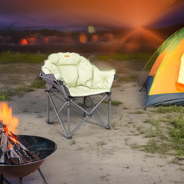 Összecsukható fűthető kemping szék inSPORTline Fotelo