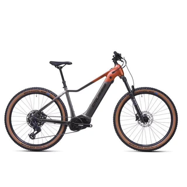 Női elektromos hegyikerékpár Crussis e-Guera 10.11 715Wh 27,5" - 2026-os modell, LCD kijelző, pedálfordulatszám-érzékelő, 170 km hatótávolság