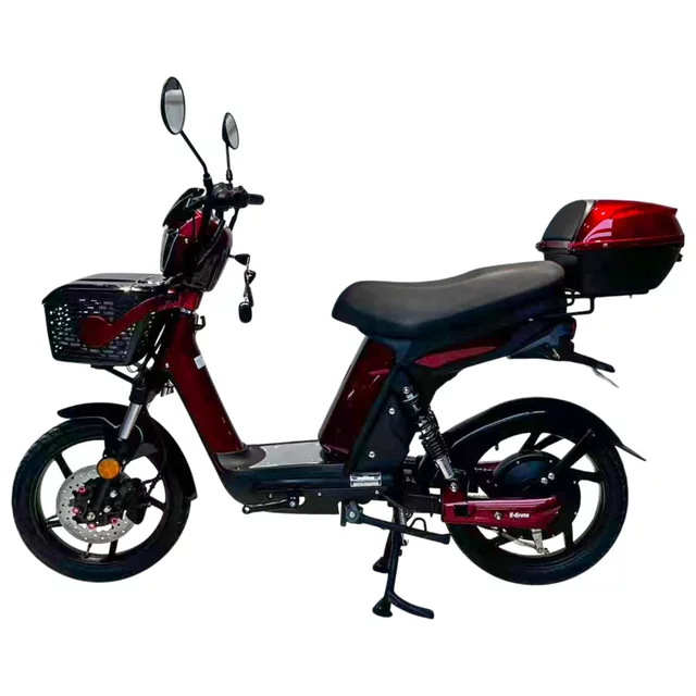 Elektromos robogó W-TEC E-Greta II 12Ah 18",  LED-es világítás, távirányító beépített riasztóval, áttekinthető digitális kijelző, 50 km hatótávolság - fekete