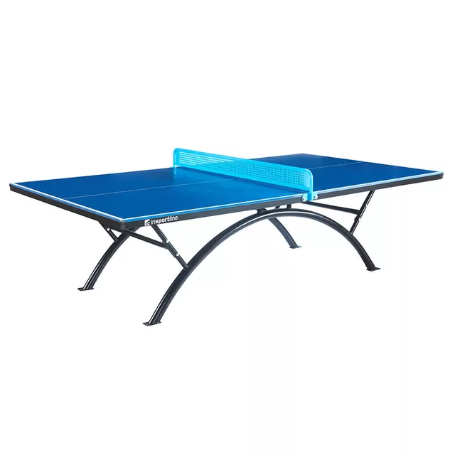 Kültéri pingpong asztal inSPORTline OUTDOOR 100, ITTF hivatalos méret, fémhálóval, SMC kompozit deszka, stabil, 86kg, nem összecsukható, masszív
