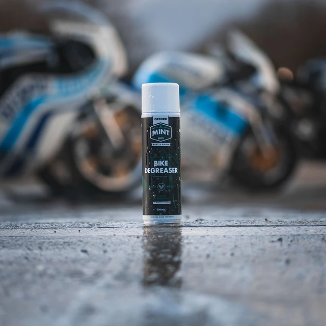 Kerékpáros zsíroldó spray Mint Bike Degreaser 500 ml, hatékonyan behatol a felület mélyére, menta illatú aroma